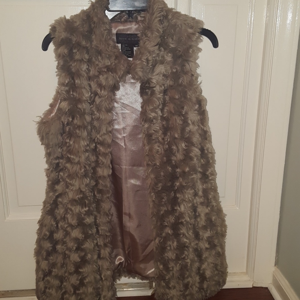 Live a little furry vest